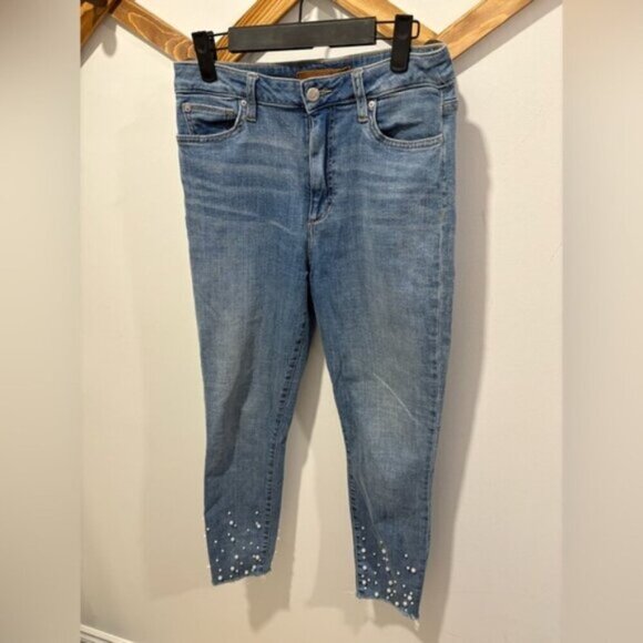 Joe's Jeans The Charlie Pearl Skinny Fit Ankle Jeans - Picture 1 of 10